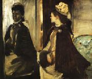 Edgar Degas Jeantaud at the Mirror oil painting